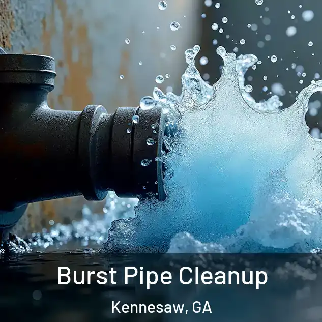  Burst Pipe Cleanup Kennesaw, GA