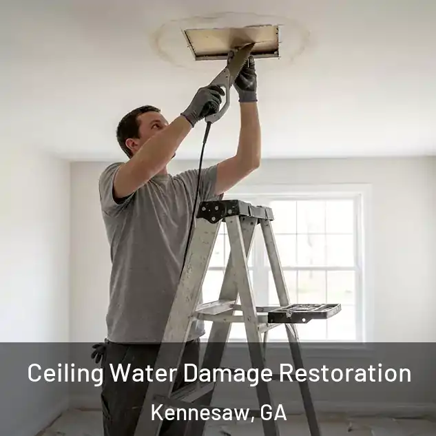  Ceiling Water Damage Restoration Kennesaw, GA