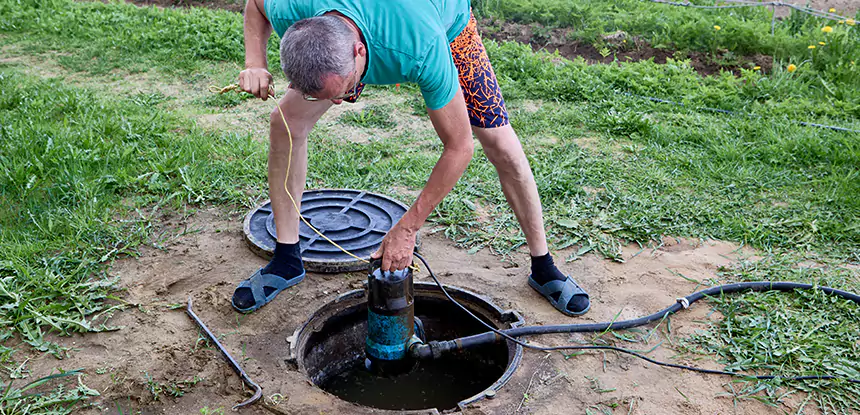Outdoor Sewage Cleanup in Kennesaw