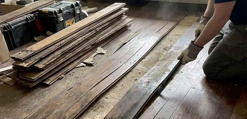 Wood Veneer Water Damage Repair Kennesaw