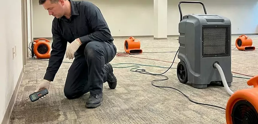 Drying Carpet Padding After Flood in Kennesaw